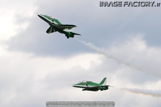 2011-07-01 Zeltweg Airpower 4550 Royal Saudi Hawks - Royal Saudi Air Force